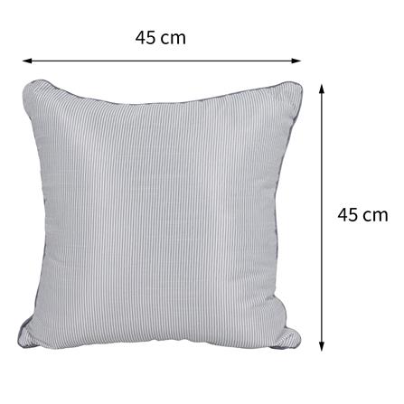 หมอนอิง HOME LIVING STYLE NURA 18X18 นิ้ว สีเทาอ่อน_6