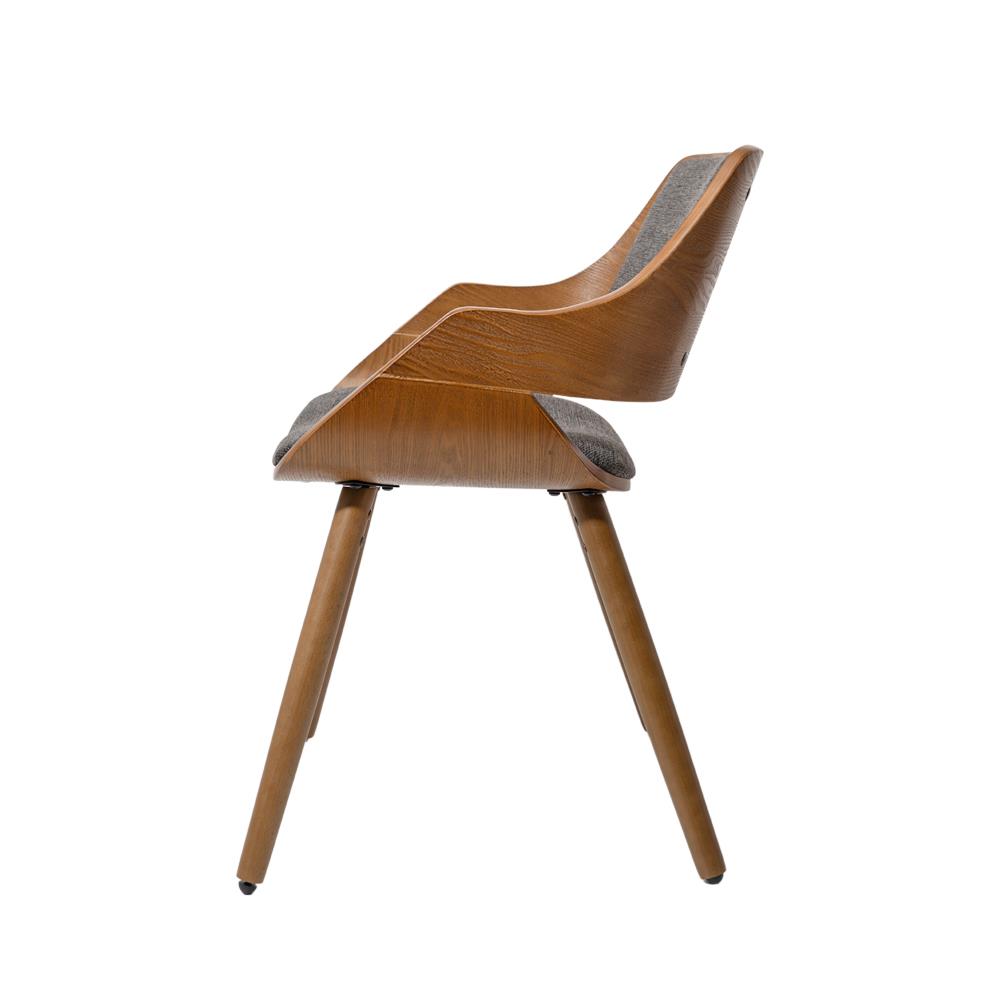 เก้าอี้ห้องอาหาร FURINTREND BREGO สีเทาเข้ม