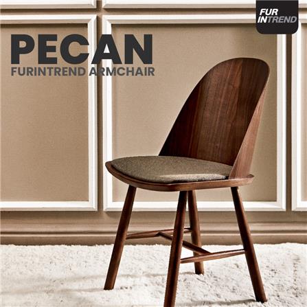 เก้าอี้ห้องอาหาร FURINTREND PECAN สีน้ำตาลเข้ม_2