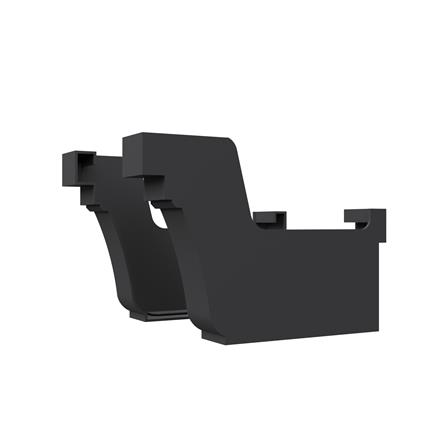 ฝาปิดปลายราง VG FIRST R2 สีเทา (แพ็กคู่)_0