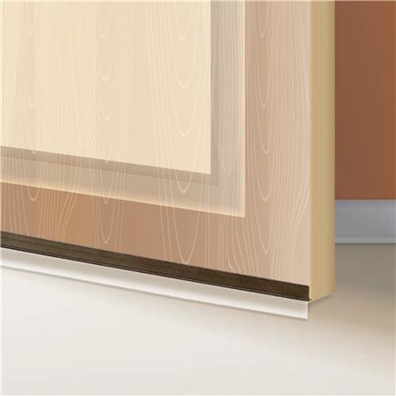 คิ้วกันแมลงแบบยาง DEXZON 15317 80 ซม. สีนํ้าตาล_2