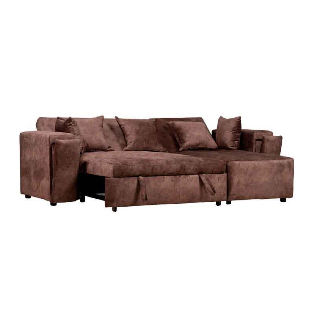 โซฟาเข้ามุมขวา AS FURNITURE ALEX CLBWU38 สีน้ำตาล