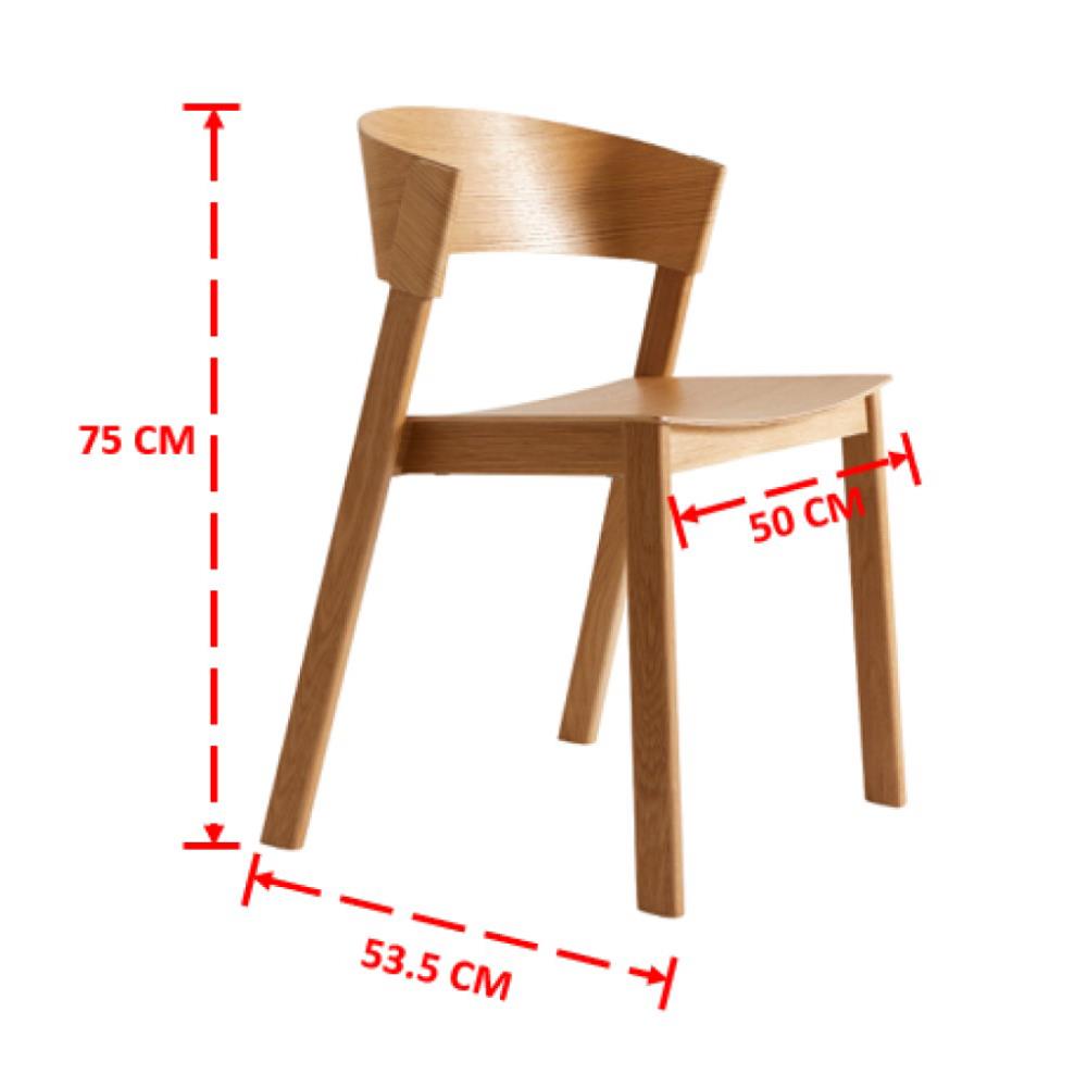 เก้าอี้ห้องอาหาร FURINTREND CHESTNUT สีน้ำตาล