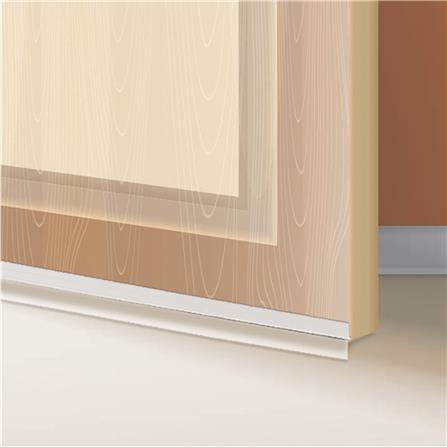 คิ้วกันแมลงแบบยาง DEXZON 15314 80 ซม. สีขาว_3