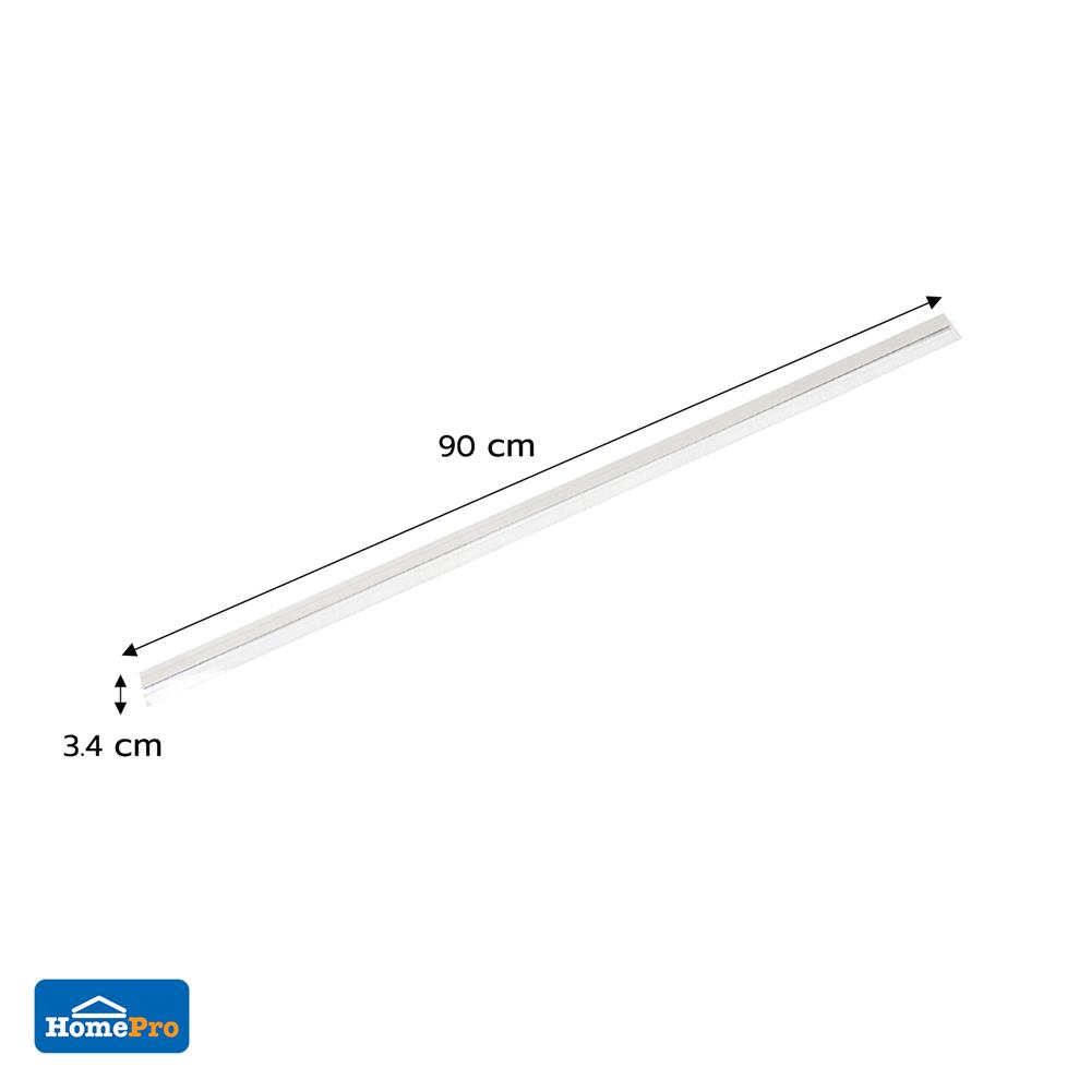 คิ้วกันแมลงแบบยาง DEXZON 15315 90 ซม. สีขาว