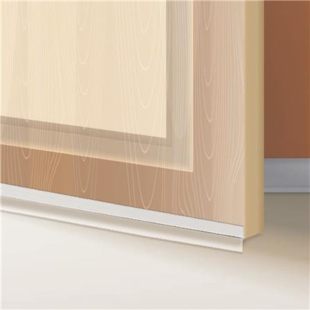 คิ้วกันแมลงแบบยาง DEXZON 15315 90 ซม. สีขาว_2