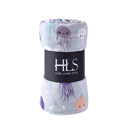ผ้าห่ม HOME LIVING STYLE JELLYFISH 50X60 นิ้ว สี GREY_4