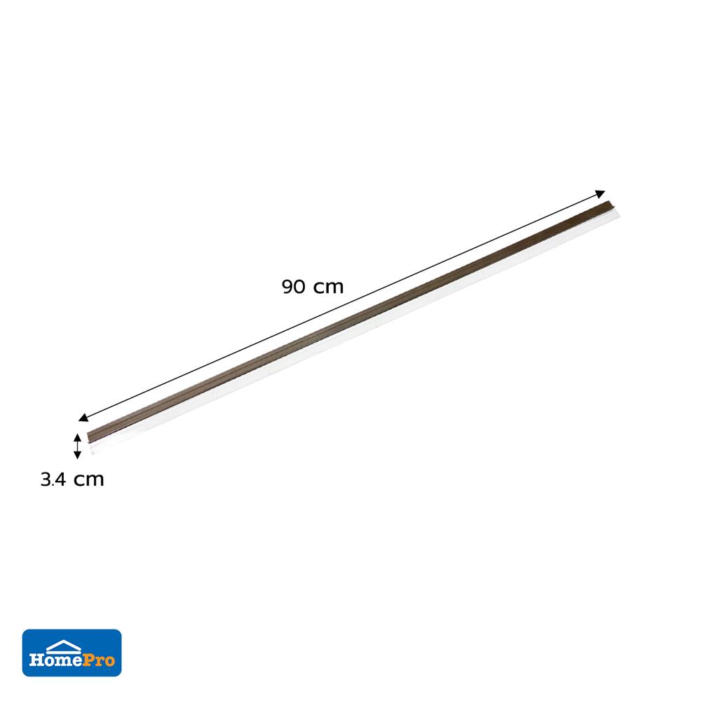 คิ้วกันแมลงแบบยาง DEXZON 15318 90 ซม. สีน้ำตาล