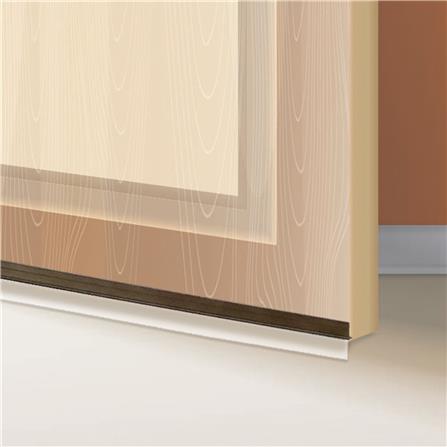 คิ้วกันแมลงแบบยาง DEXZON 15318 90 ซม. สีน้ำตาล_2