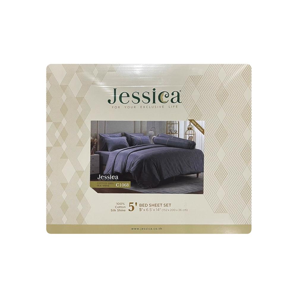 ชุดผ้าปูที่นอน 5 ฟุต 5 ชิ้น JESSICA COTTON 20065-C1068