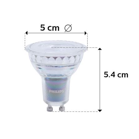 หลอด LED PHILIPS MR16/PAR 4.6 วัตต์ WARM WHITE GU10_1