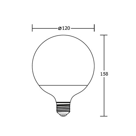 หลอด LED BEC G120 GLOBE 20 วัตต์ DAYLIGHT E27_3