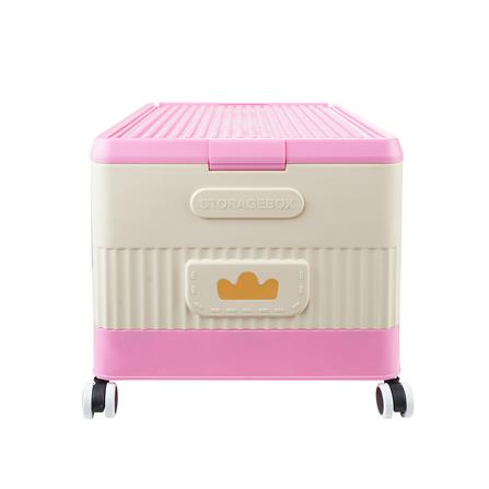 กล่องเก็บของ STACKO KID DUCK SIZE M 54X36X34 ซม. สีชมพู_1