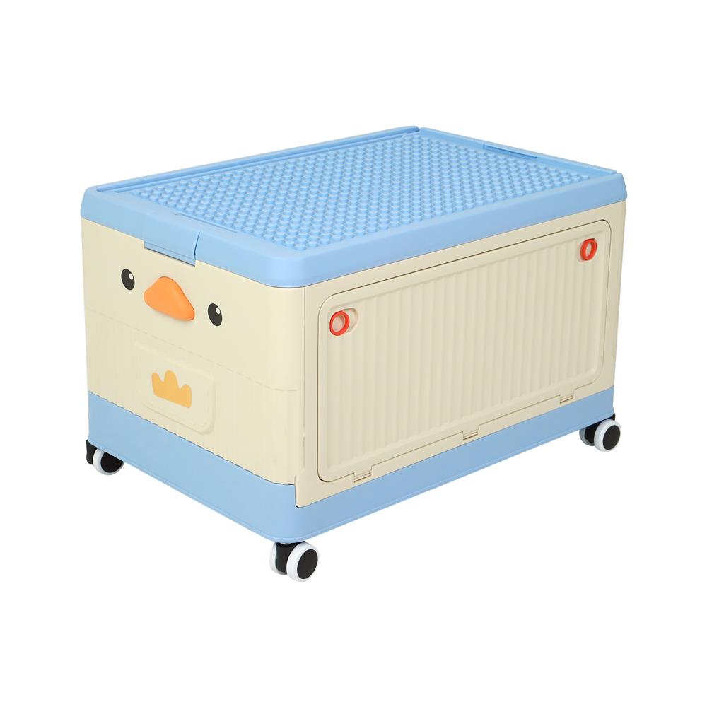 กล่องเก็บของ STACKO KID DUCK SIZE M 54X36X34 ซม. สีฟ้า