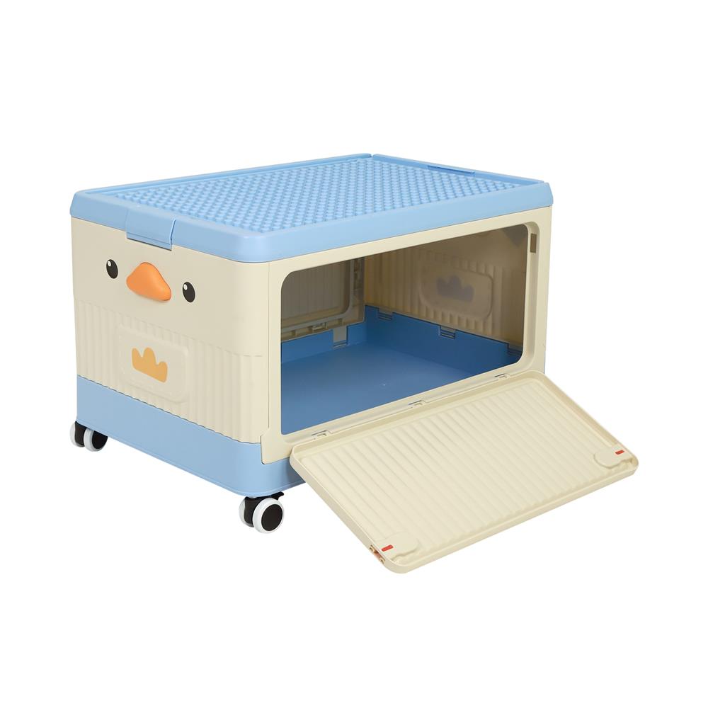 กล่องเก็บของ STACKO KID DUCK SIZE M 54X36X34 ซม. สีฟ้า