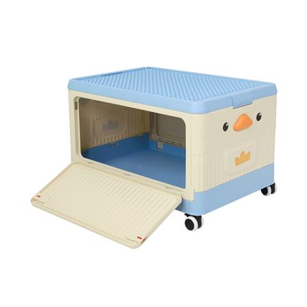 กล่องเก็บของ STACKO KID DUCK SIZE M 54X36X34 ซม. สีฟ้า_3