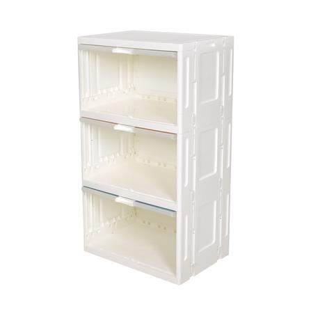 ตู้บานเปิดบน 3 ชั้น STACKO RABBIT 58X40X103 ซม. สีขาว_3