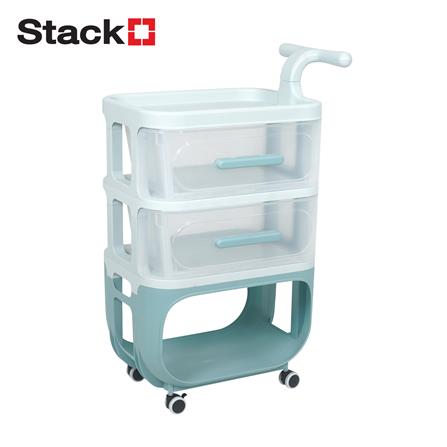 ชั้นวางของ 3 ชั้น STACKO KID VIVE 50X32X78 ซม. สีฟ้า_1