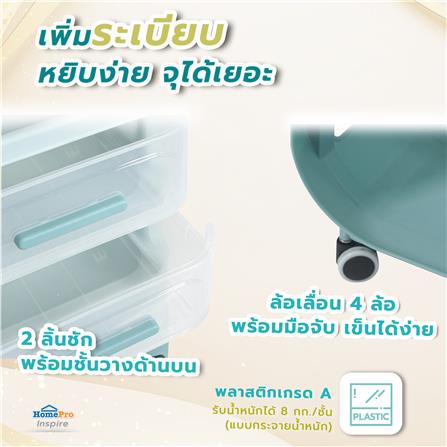 ชั้นวางของ 3 ชั้น STACKO KID VIVE 50X32X78 ซม. สีฟ้า_7