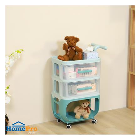 ชั้นวางของ 3 ชั้น STACKO KID VIVE 50X32X78 ซม. สีฟ้า_5