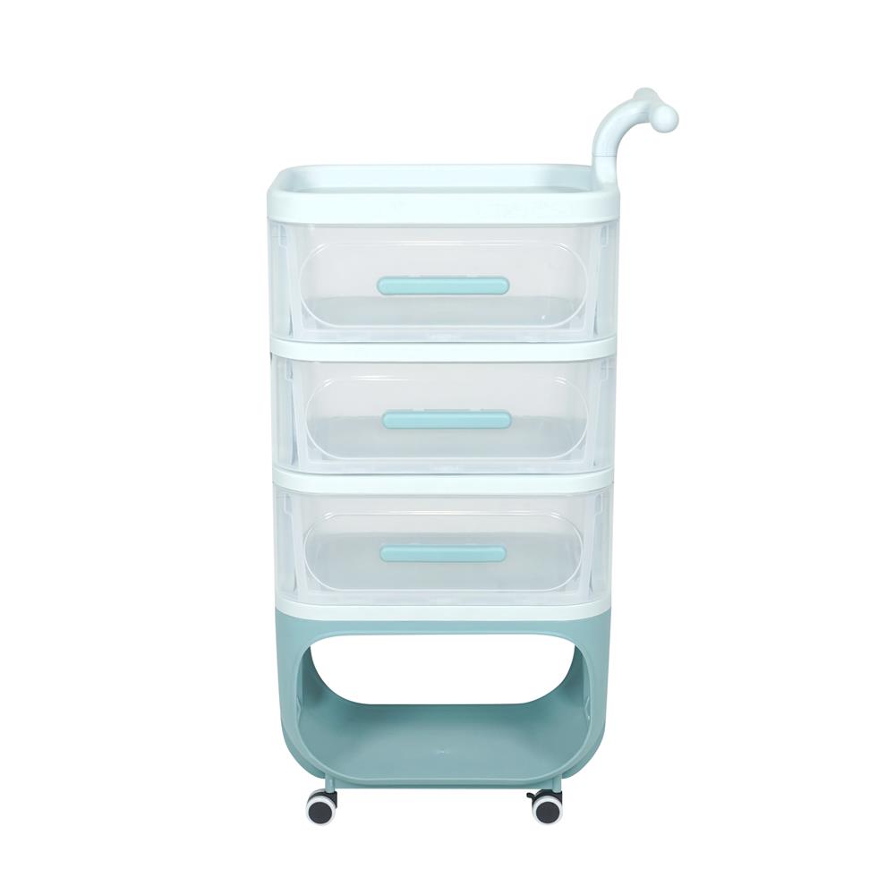 ชั้นวางของ 4 ชั้น STACKO KID VIVE 50X32X94 ซม. สีฟ้า