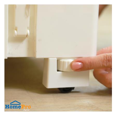 ตู้เสื้อผ้า 4 ชั้น STACKO RABBIT 58X40X157 ซม. สีขาว_8