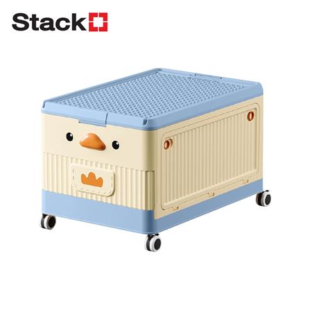 กล่องเก็บของ STACKO KID DUCK SIZE S 43X28X27 ซม. สีฟ้า_0