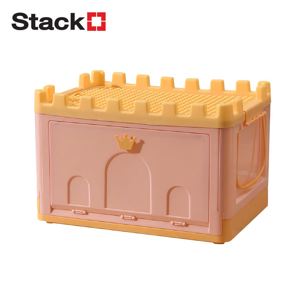 กล่องเก็บของ STACKO KID FORT SIZE S 41X30X27 ซม. สีชมพู