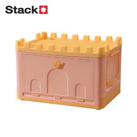 กล่องเก็บของ STACKO KID FORT SIZE S 41X30X27 ซม. สีชมพู_0