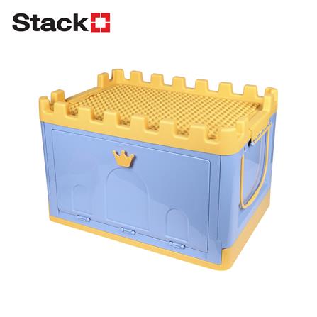 กล่องเก็บของ STACKO KID FORT SIZE M 53X37X34 ซม. สีฟ้า_0