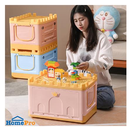 กล่องเก็บของ STACKO KID FORT SIZE M 53X37X34 ซม. สีฟ้า_4