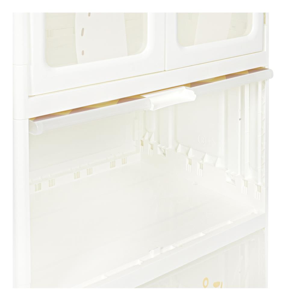 ตู้เสื้อผ้า 3 ชั้น STACKO RABBIT 58X40X133 ซม. สีขาว