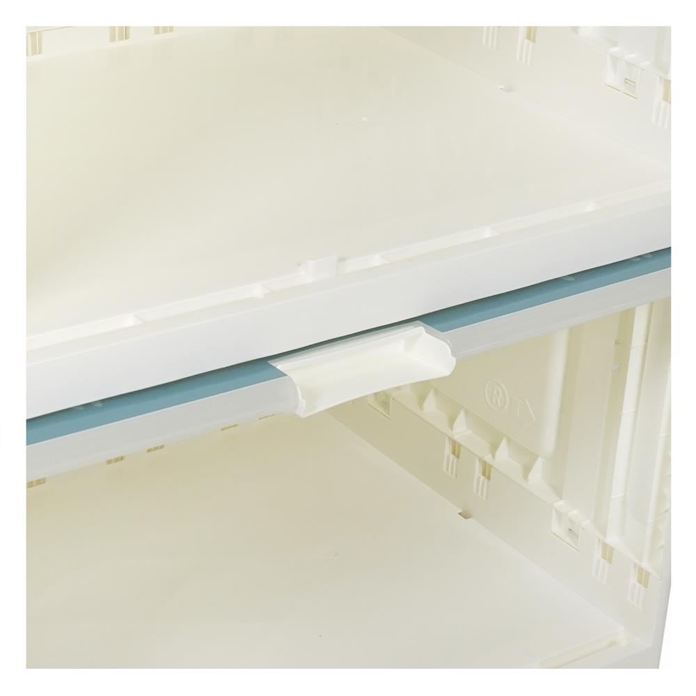 ตู้บานเปิดบน 4 ชั้น STACKO RABBIT 58X40X133 ซม. สีขาว