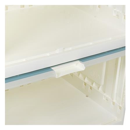 ตู้บานเปิดบน 4 ชั้น STACKO RABBIT 58X40X133 ซม. สีขาว_3