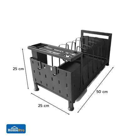 ที่เก็บกระทะและฝาหม้อพร้อมกล่องเก็บมีด KECH BLACKY_4