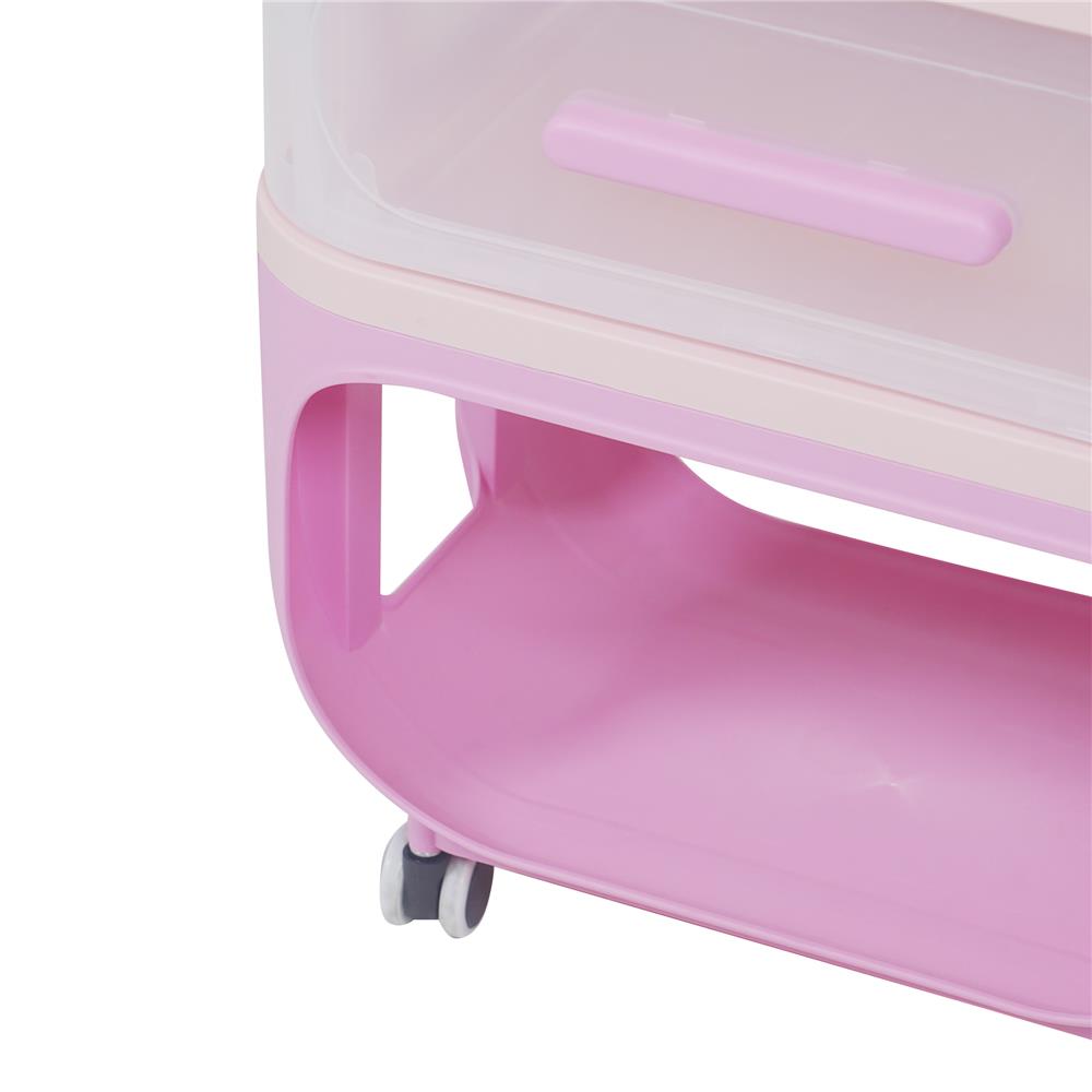 ชั้นวางของ 4 ชั้น STACKO KID VIVE 50X32X94 ซม. สีชมพู