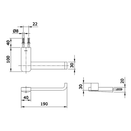 ที่ใส่กระดาษทิชชู่ TOTO TX703ARS สีโครม_2
