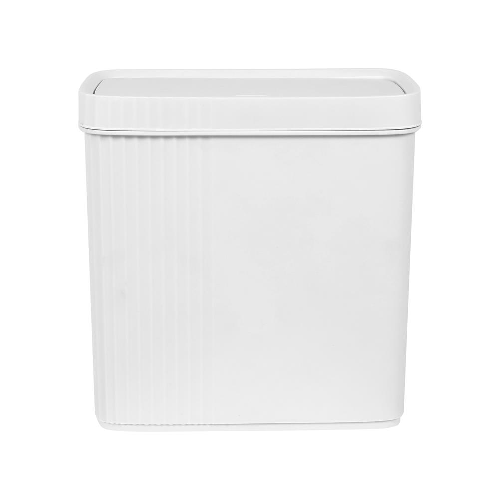 ถังขยะเหลี่ยมฝากด ACCO CLOUD 11 ลิตร สีขาว