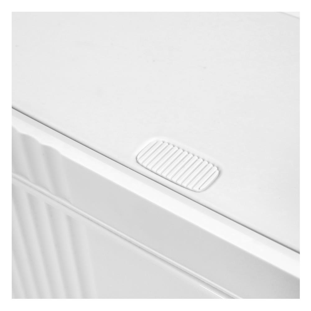 ถังขยะเหลี่ยมฝากด ACCO CLOUD 11 ลิตร สีขาว