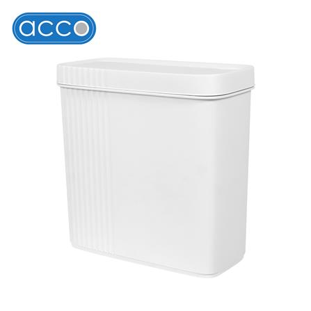 ถังขยะเหลี่ยมฝากด ACCO CLOUD 11 ลิตร สีขาว_1