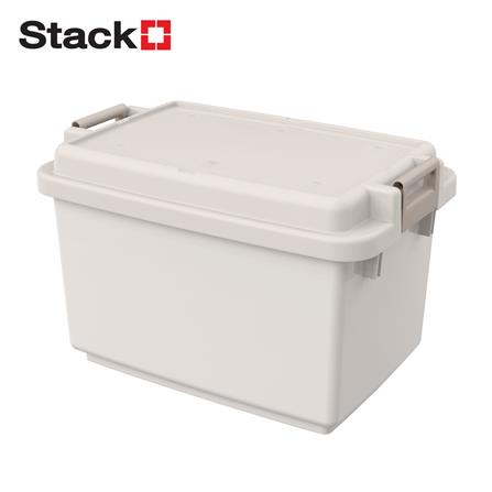 กล่องเก็บของ STACKO CIRCULAR PLUS 100 ลิตร 49.1x74.3x49.2 ซม. สีเทา_0