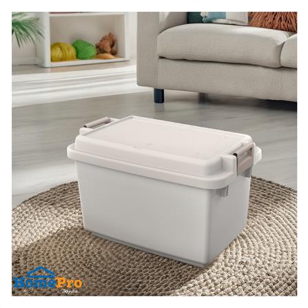 กล่องเก็บของ STACKO CIRCULAR PLUS 100 ลิตร 49.1x74.3x49.2 ซม. สีเทา_4