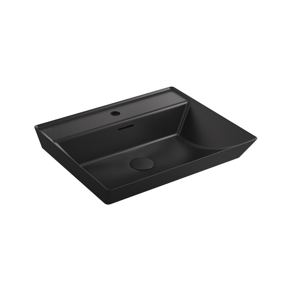 อ่างล้างหน้าวางบน KOHLER K-21059X-1-HB1 BL
