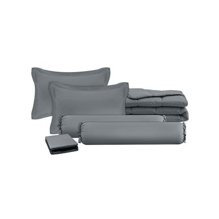 ชุดผ้าปูที่นอน 5 ฟุต 6 ชิ้น LOTUS NORDEN ND-GRA_2