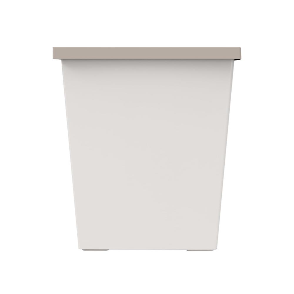 ถังขยะเหลี่ยมฝาสวิง ACCO CIRCULAR 20 ลิตร สีเทา