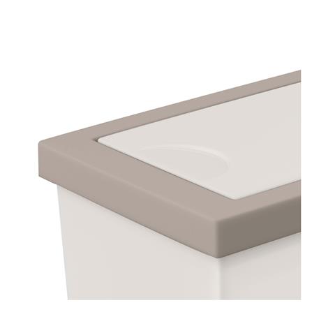 ถังขยะเหลี่ยมฝาสวิง ACCO CIRCULAR 20 ลิตร สีเทา_2