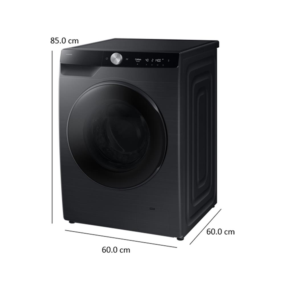 เครื่องซักอบผ้าฝาหน้า SAMSUNG WD12DG6B85BBST 12/7 กก. 1400RPM อินเวอร์เตอร์ สีดำ