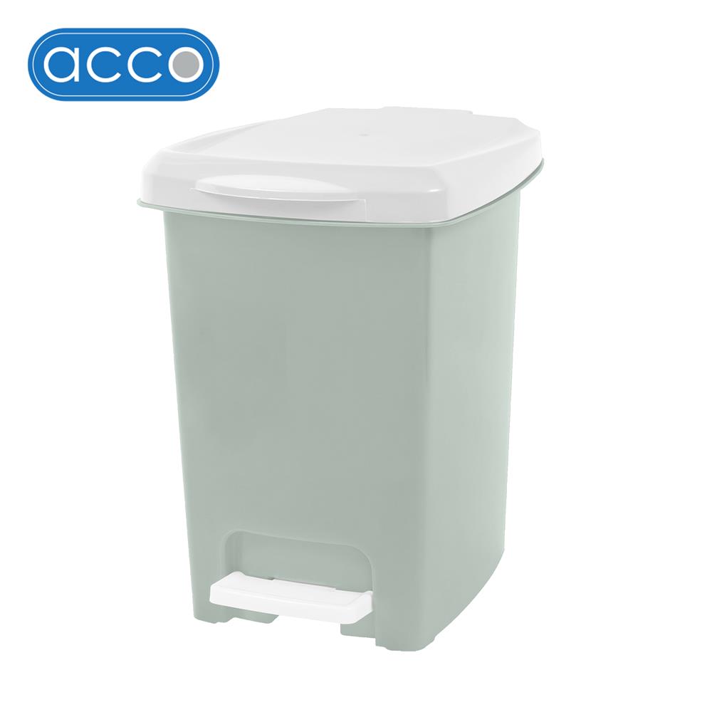 ถังขยะเหยียบเหลี่ยม ACCO CIRCULAR 10 ลิตร สีเขียว_1