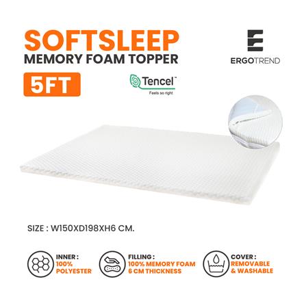 แผ่นรองนอน 5 ฟุต ERGOTREND SOFT SLEEP_2