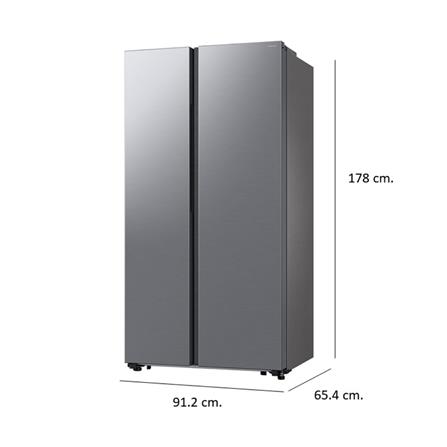 ตู้เย็น SIDE BY SIDE SAMSUNG RS57DG4000M9ST 20.6 คิว สีเงิน_6